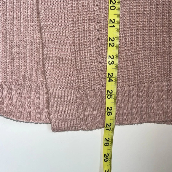 Maurices Light Pink Blouson Sleeve Open Front Knit Cardigan Small Women’s - Picture 8 of 11
